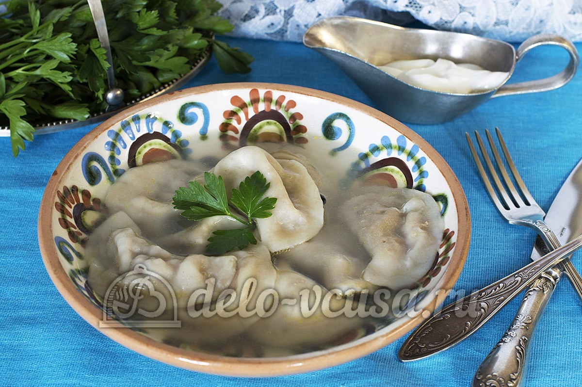 Обложка рецепта Вареники с мясом