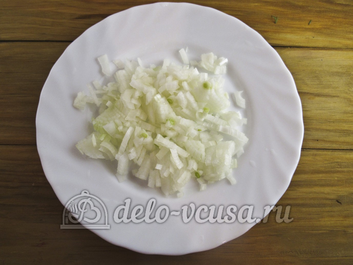Шаг 1 приготовления Гнезда из макарон с куриным фаршем