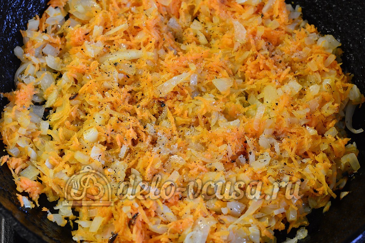 Шаг 5 приготовления Красная фасоль тушеная с овощами