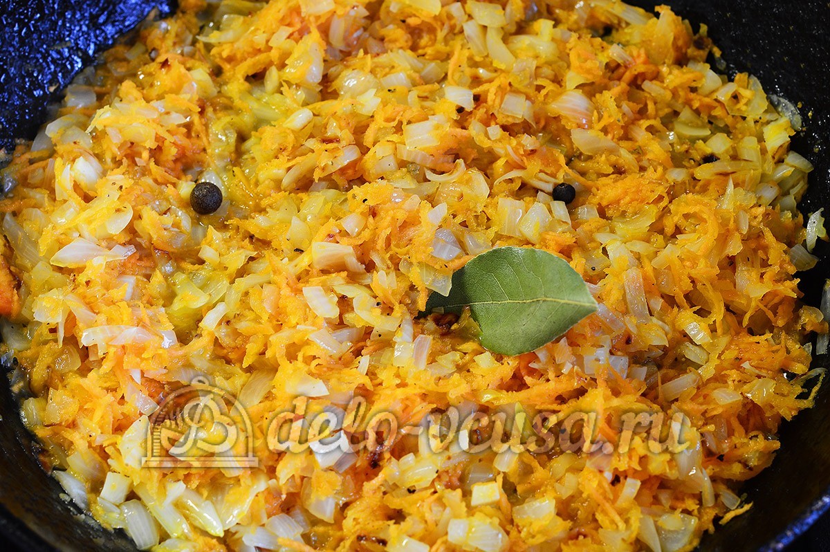 Шаг 6 приготовления Красная фасоль тушеная с овощами
