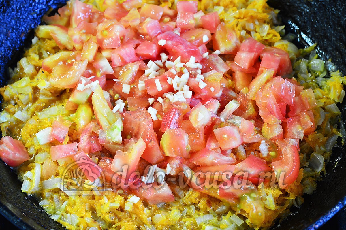 Шаг 7 приготовления Красная фасоль тушеная с овощами