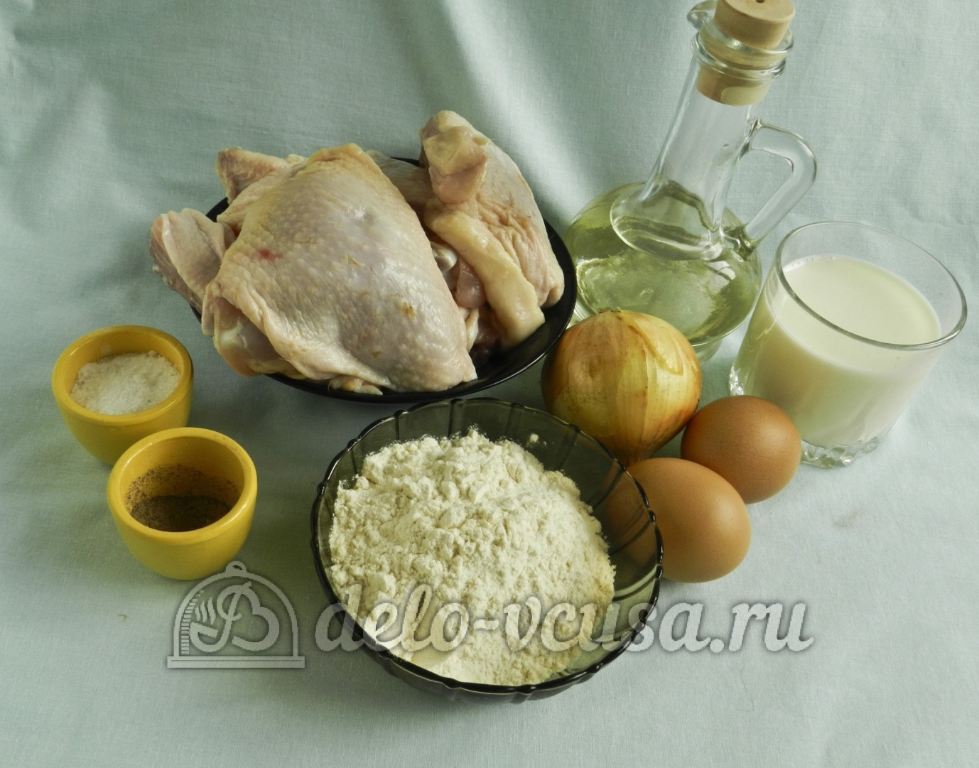 Ингредиенты Бендерики с курицей Фото ингредиенты Бендерики с курицей