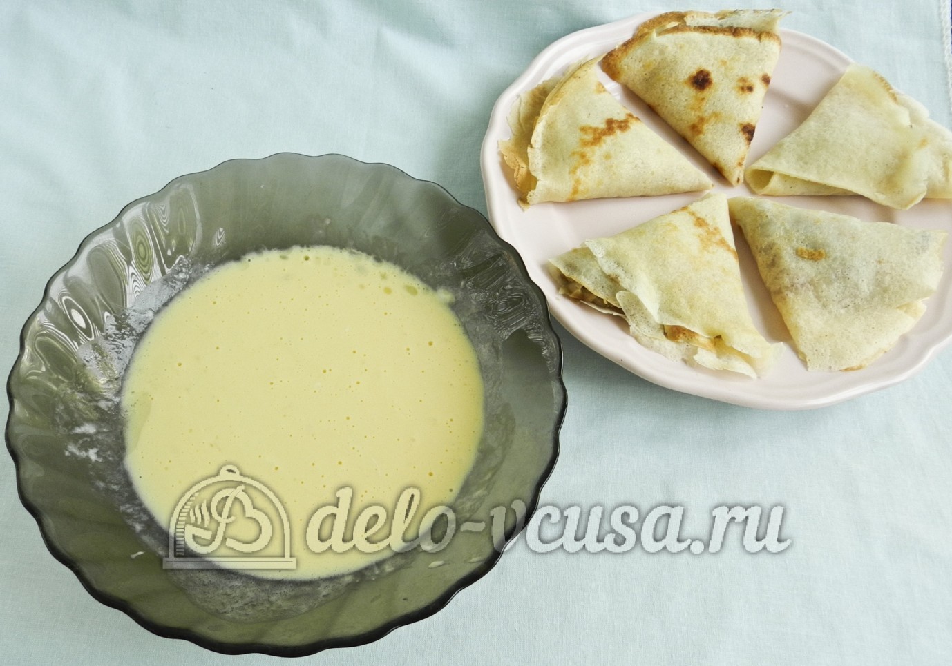 Шаг 13 приготовления Бендерики с курицей