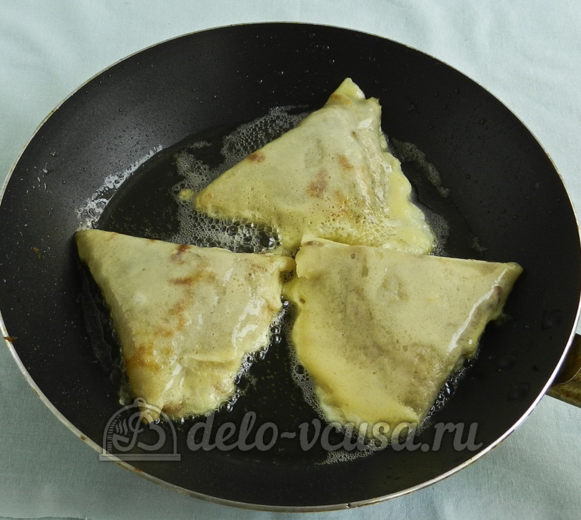 Шаг 14 приготовления Бендерики с курицей