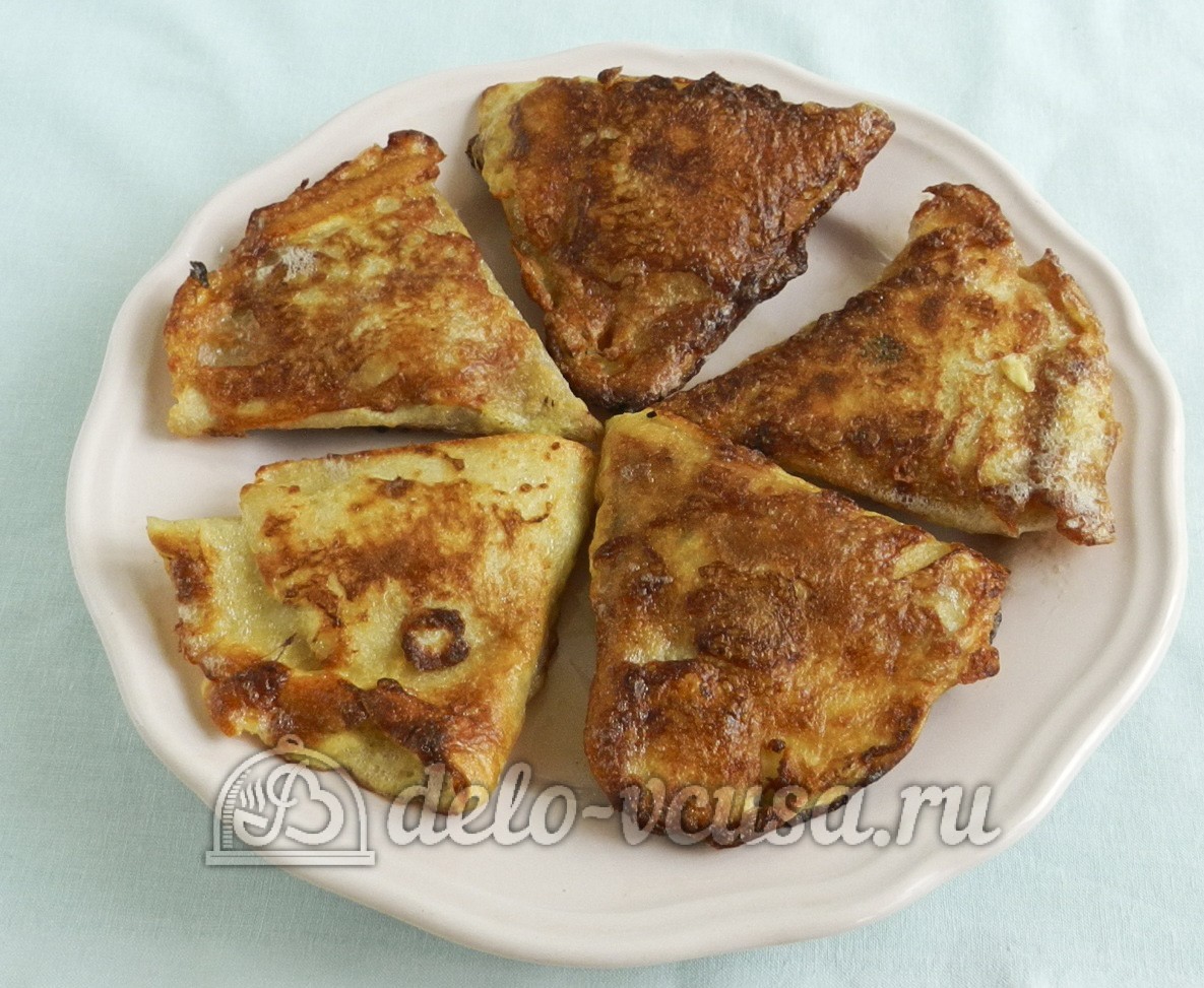 Шаг 15 приготовления Бендерики с курицей