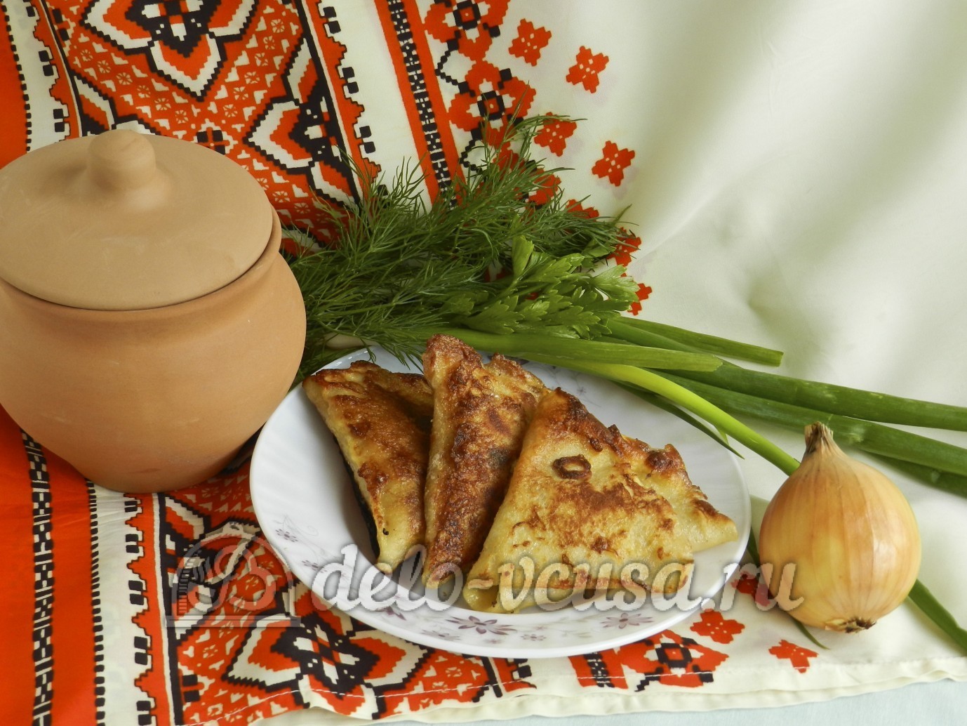 Шаг 16 приготовления Бендерики с курицей