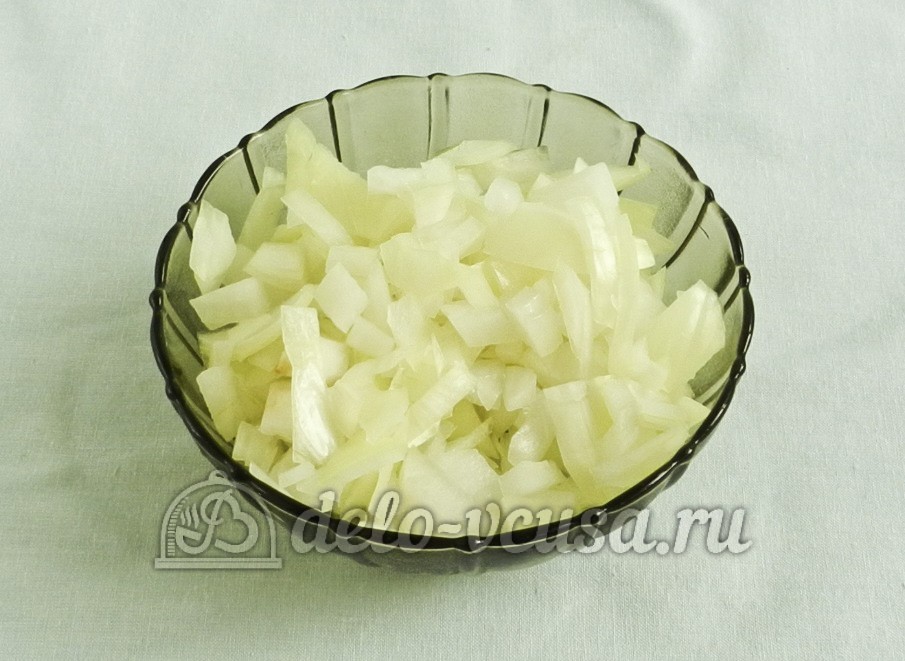 Шаг 6 приготовления Бендерики с курицей