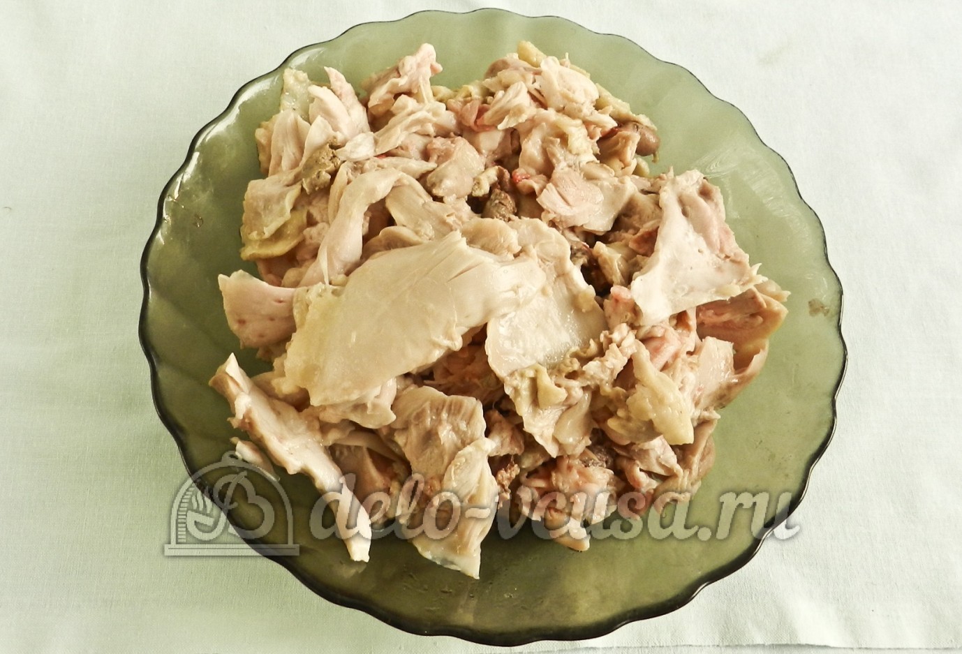 Шаг 7 приготовления Бендерики с курицей