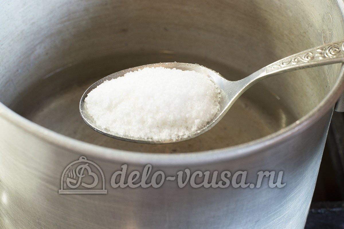 Шаг 4 приготовления Маринованный болгарский перец в масле с чесноком