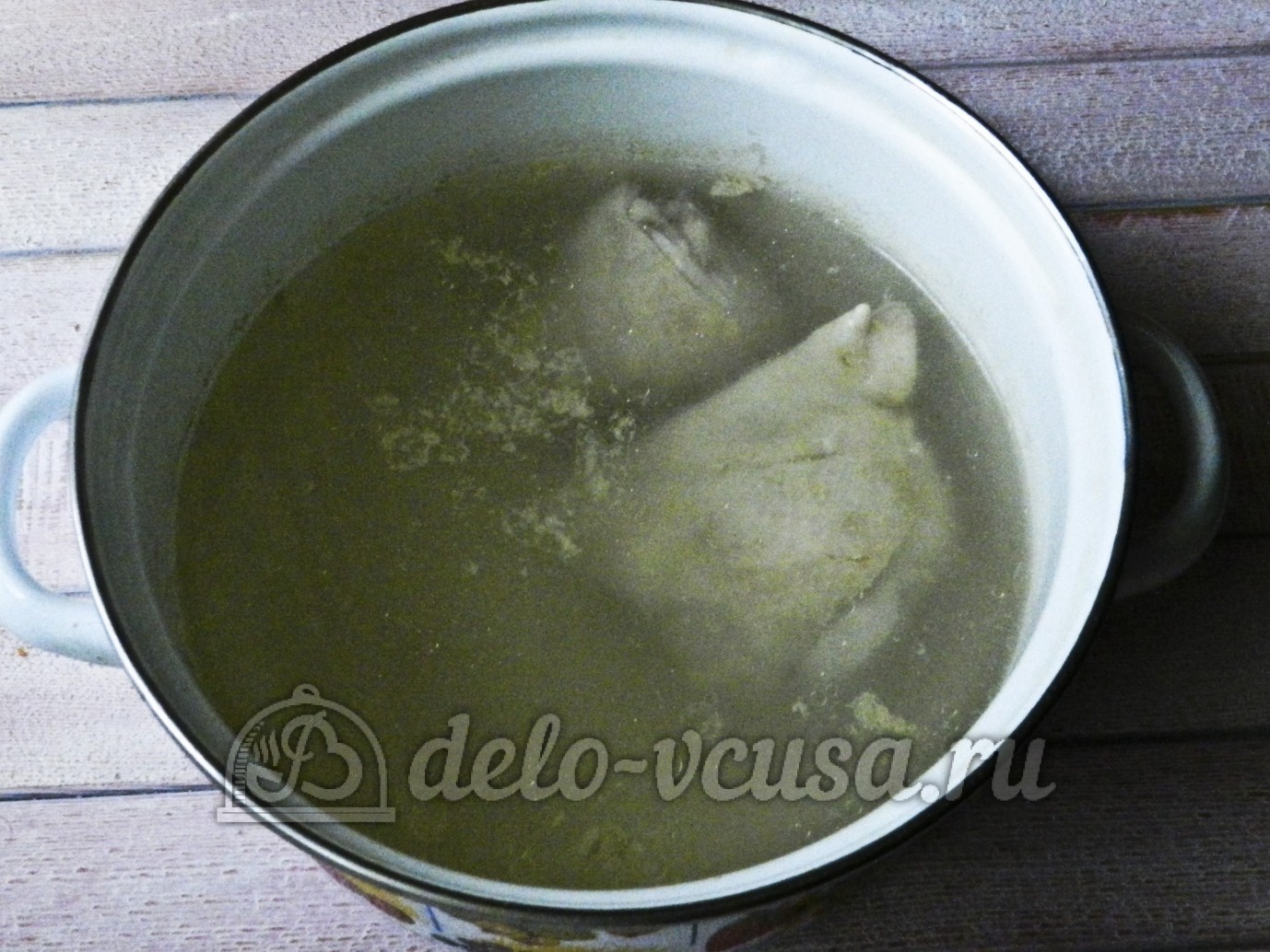 Шаг 3 приготовления Куриный суп с перловкой