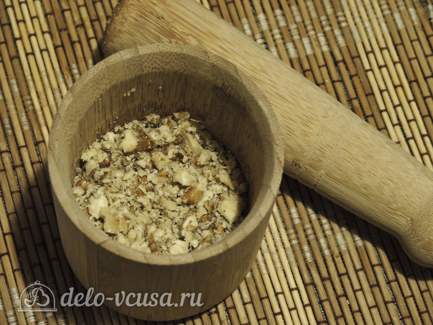 Шаг 5 приготовления Кабачки с орехами