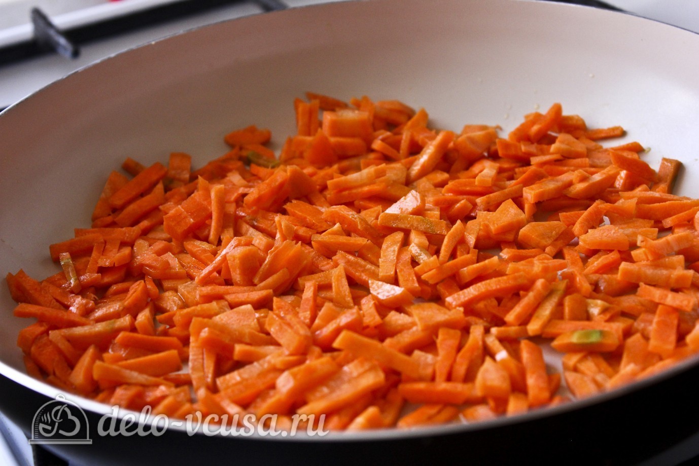 Шаг 2 приготовления Плов с грибами (шампиньонами)