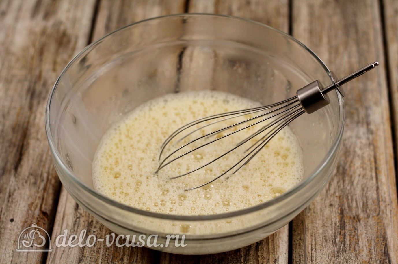 Шаг 3 приготовления Блины с медом