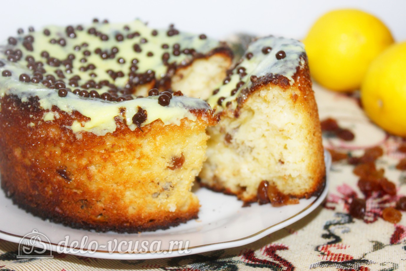 Шаг 14 приготовления Кулич на сметане