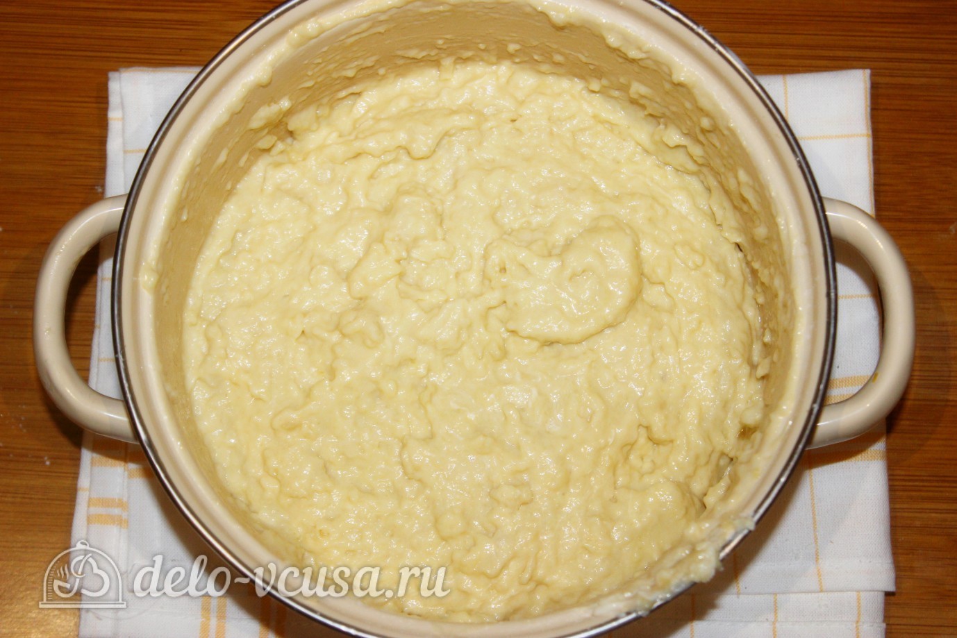 Шаг 8 приготовления Кулич на сметане