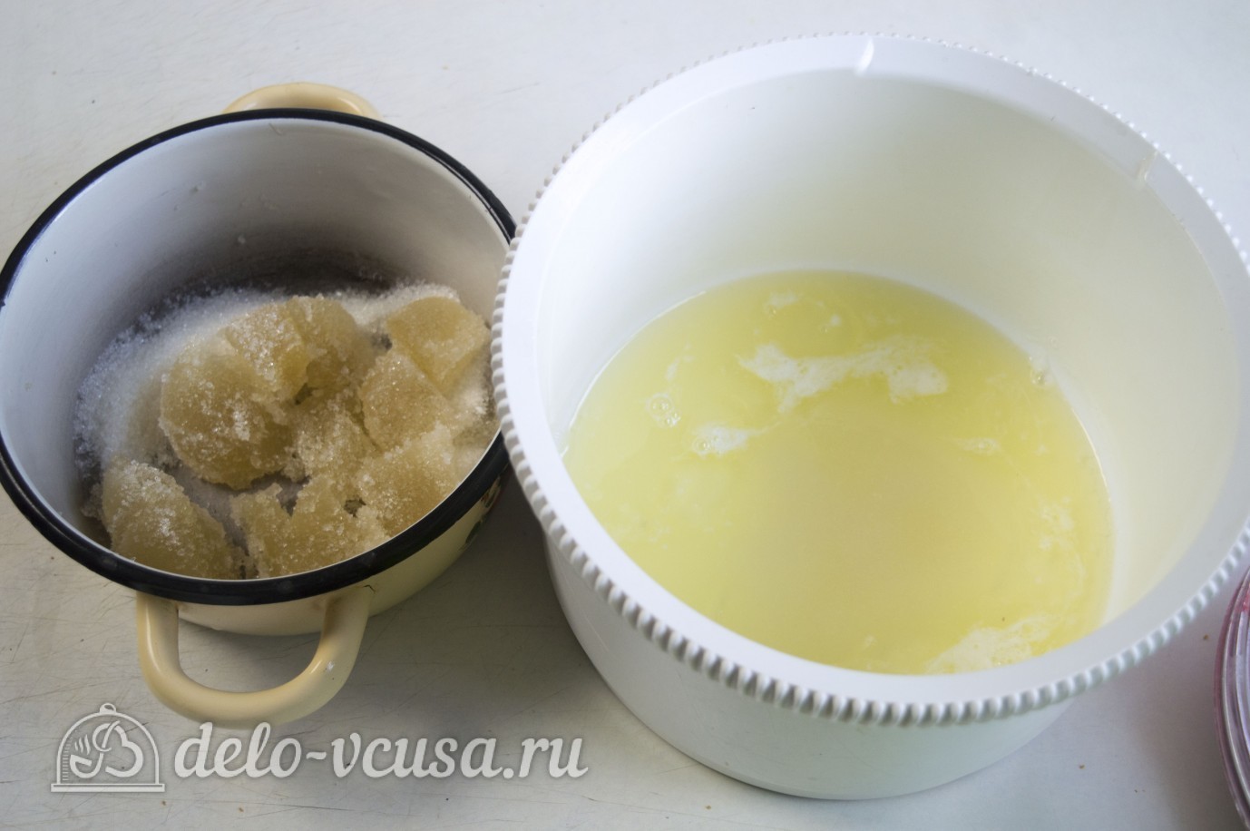 Шаг 12 приготовления Клубничный торт-суфле
