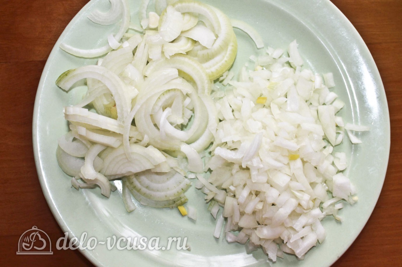 Шаг 3 приготовления Манты на сковороде