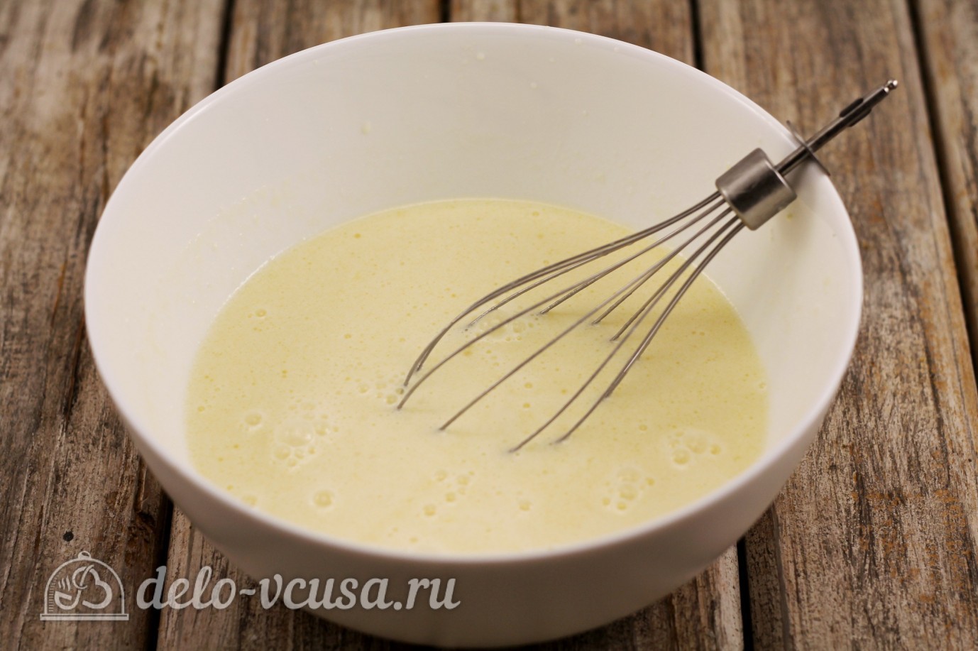 Шаг 5 приготовления Блины на сметане и кефире