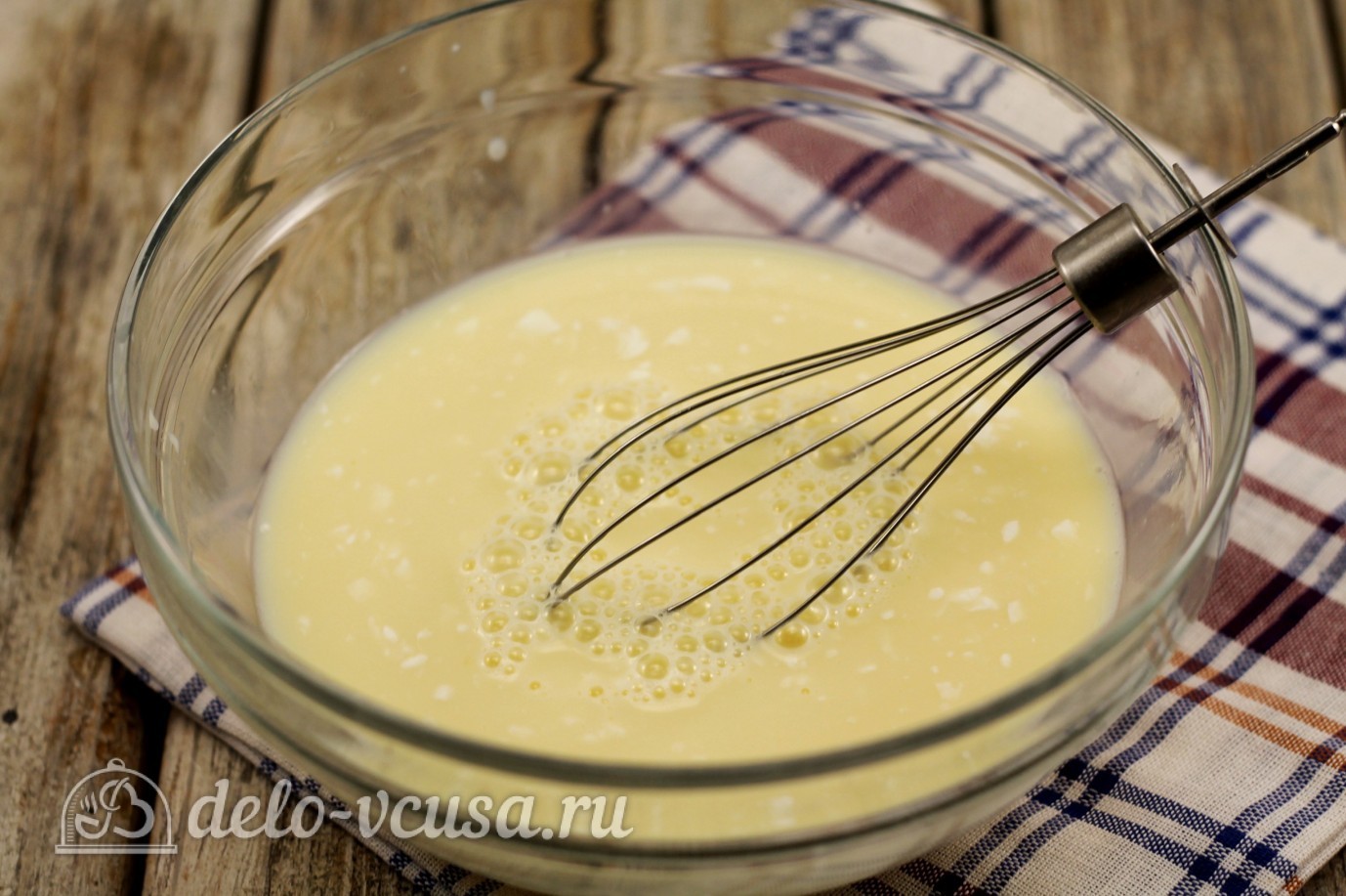 Шаг 2 приготовления Блины на козьем молоке