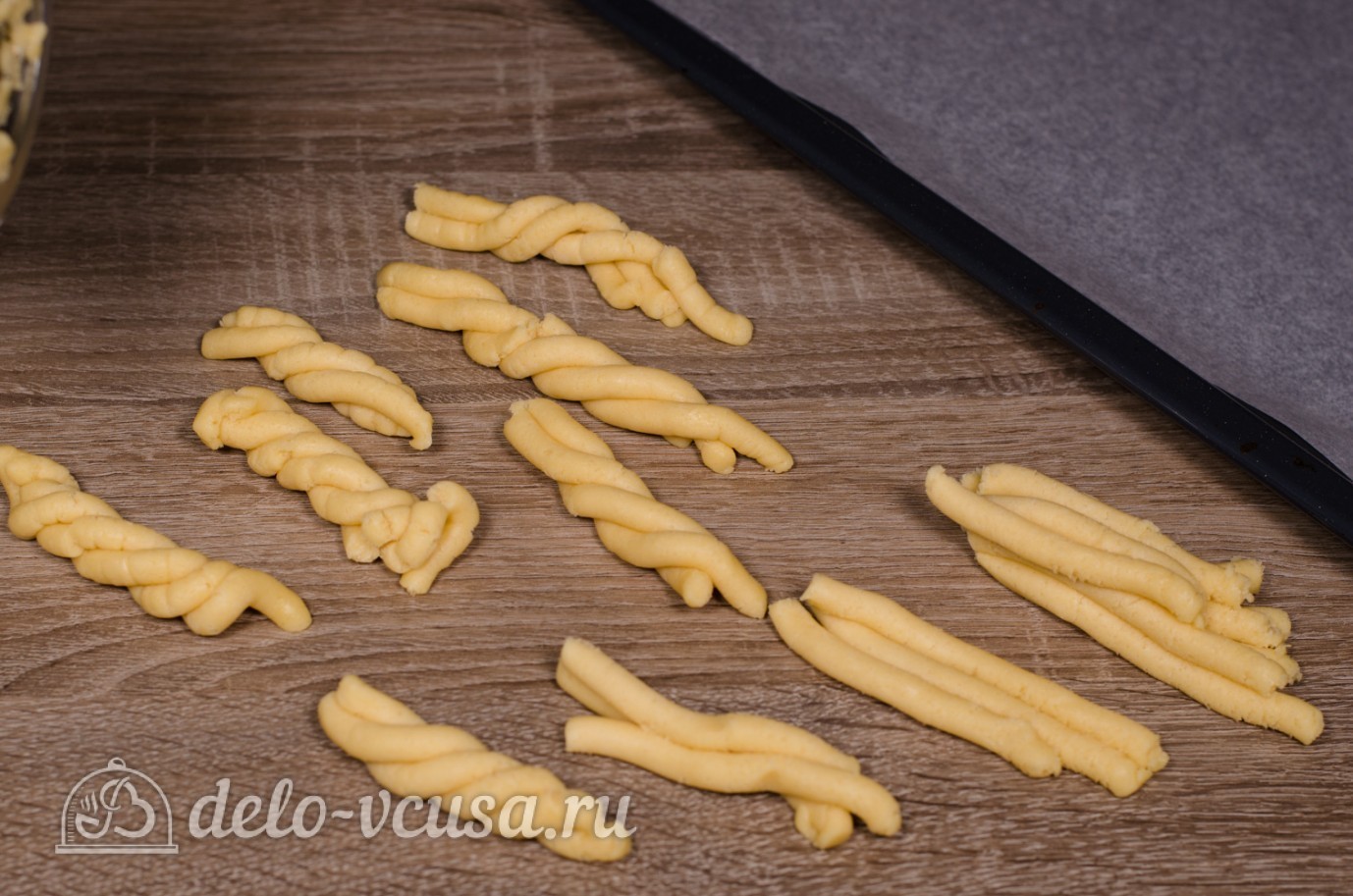 Шаг 16 приготовления Печенье через мясорубку