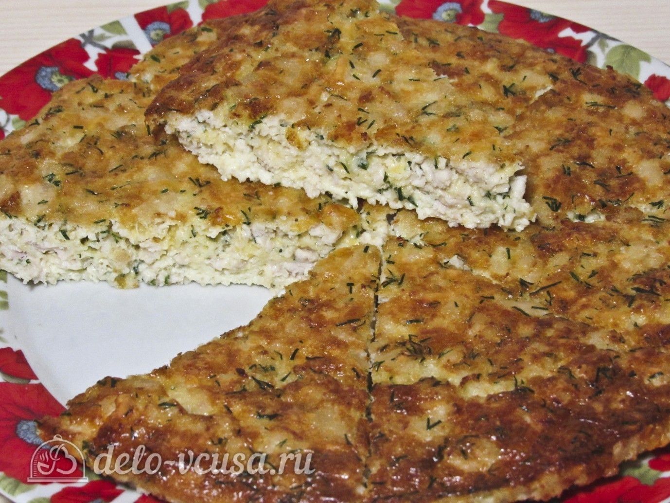 Шаг 18 приготовления Куриная запеканка