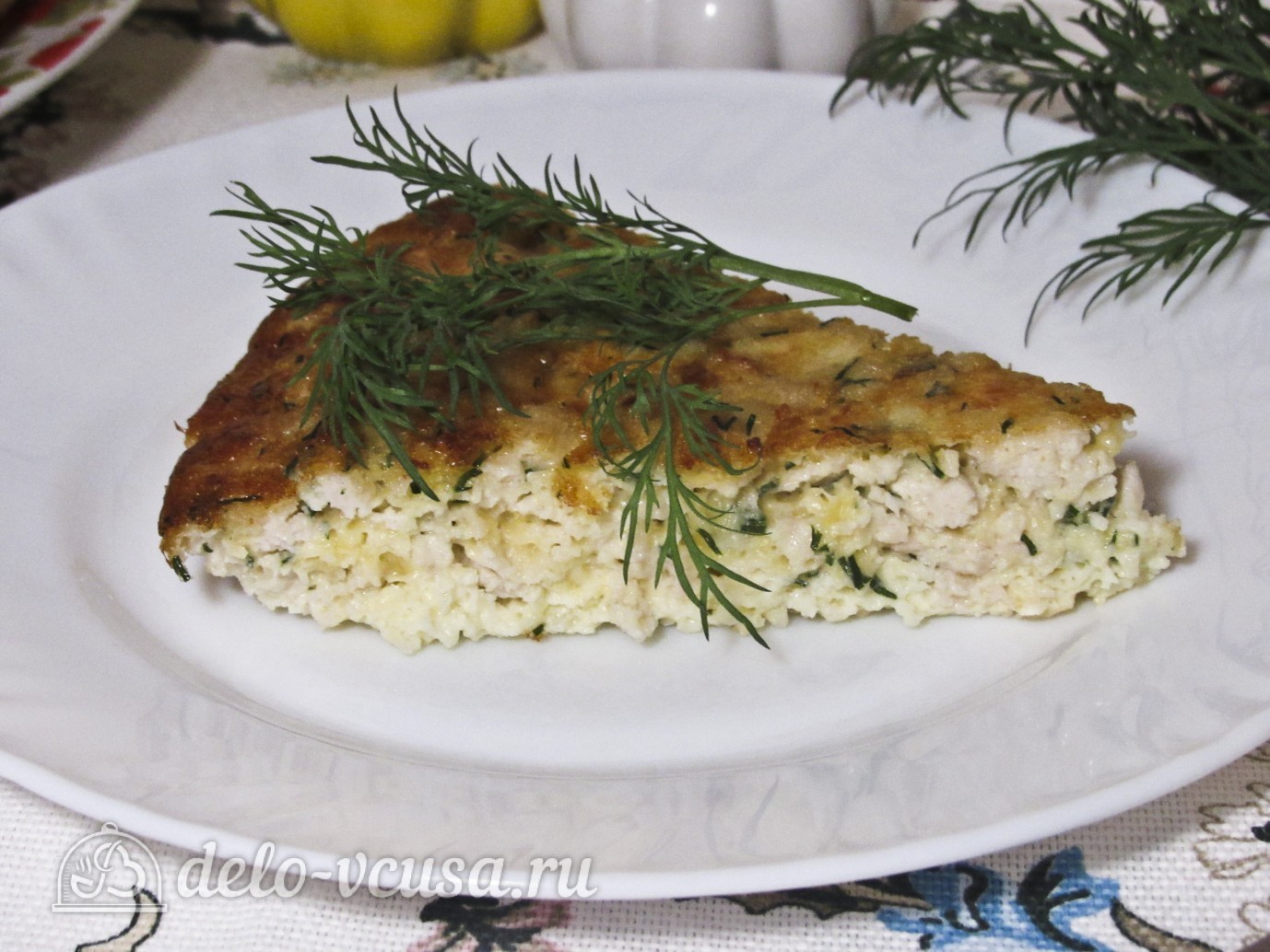 Шаг 19 приготовления Куриная запеканка