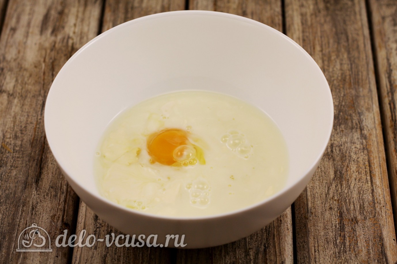 Шаг 1 приготовления Булочки с вишней