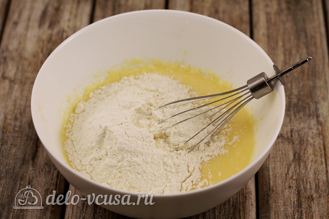 Шаг 3 приготовления Булочки с вишней