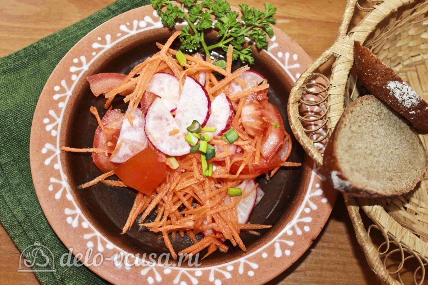 Обложка рецепта Салат из свежей моркови