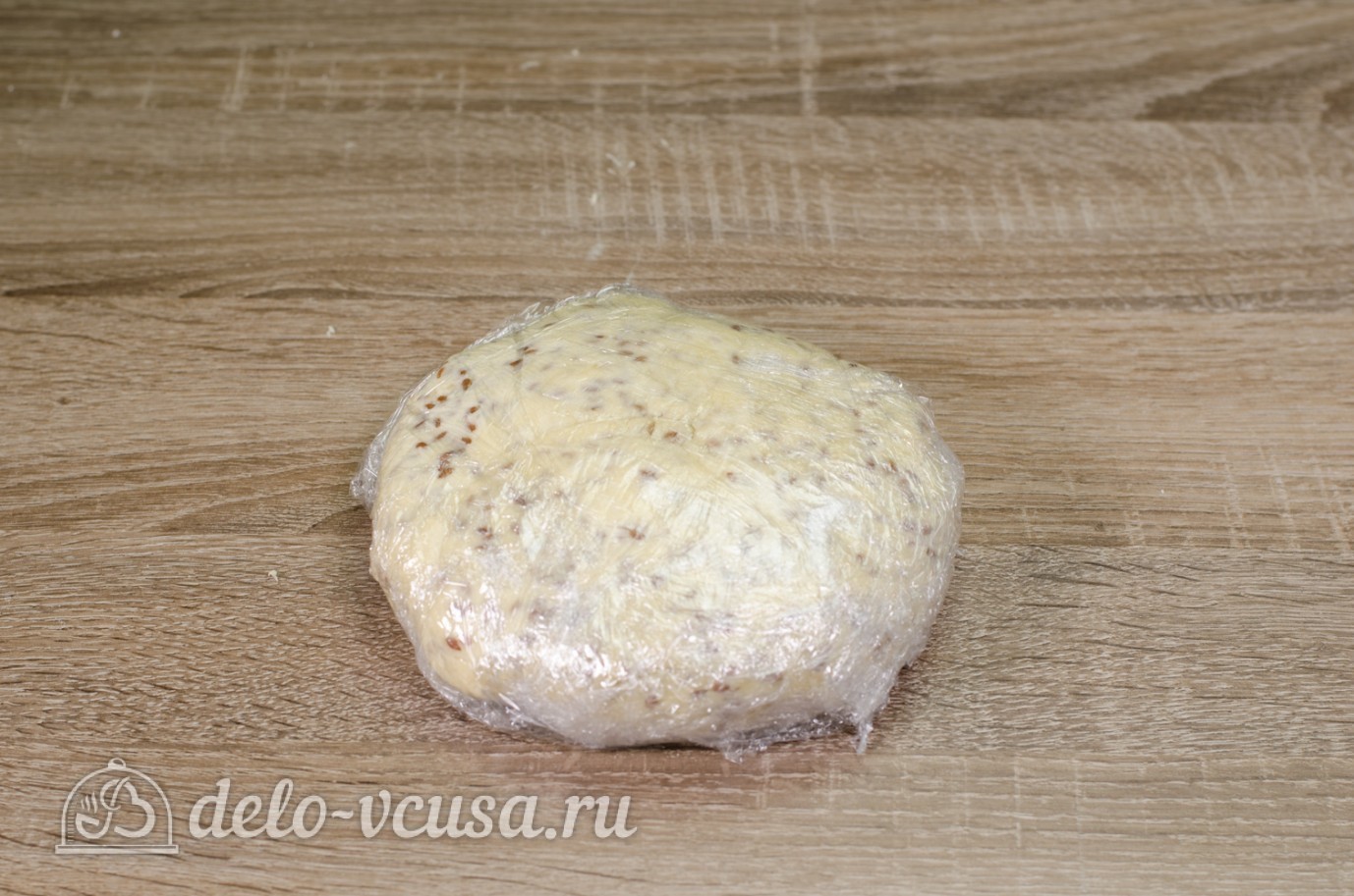 Шаг 7 приготовления Печенье с семенами льна