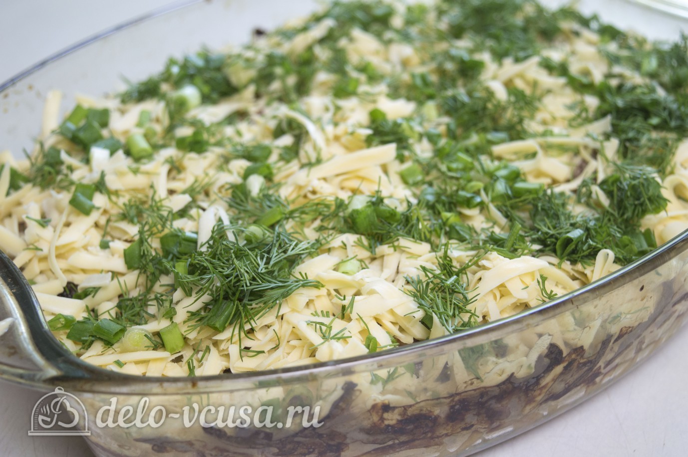 Шаг 6 приготовления Мясо по-французски с картофелем