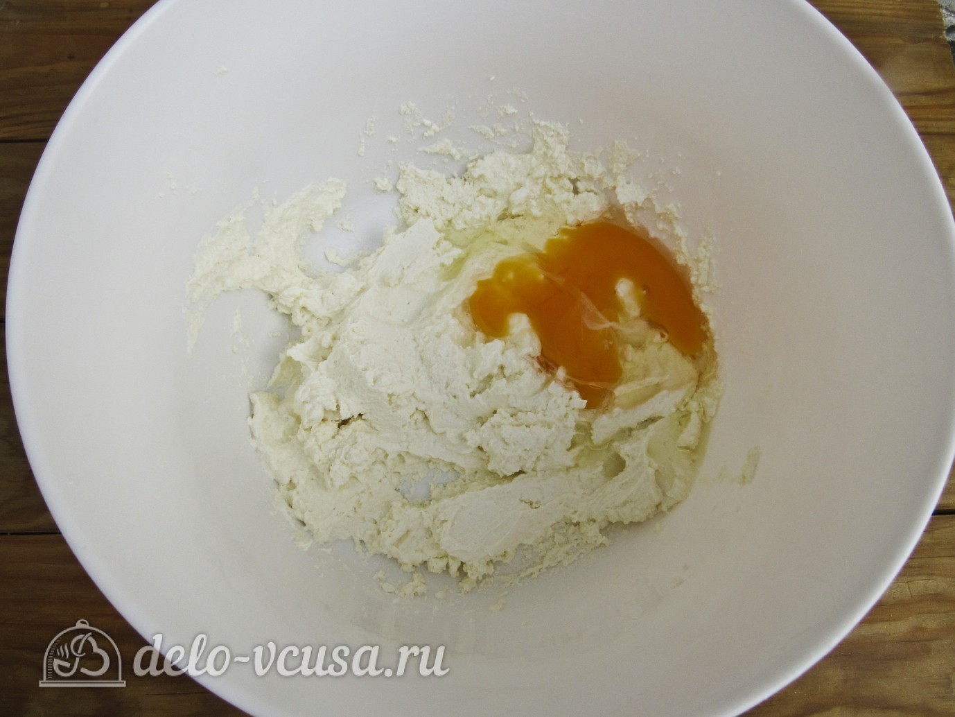 Шаг 2 приготовления Плавленый сыр с ветчиной