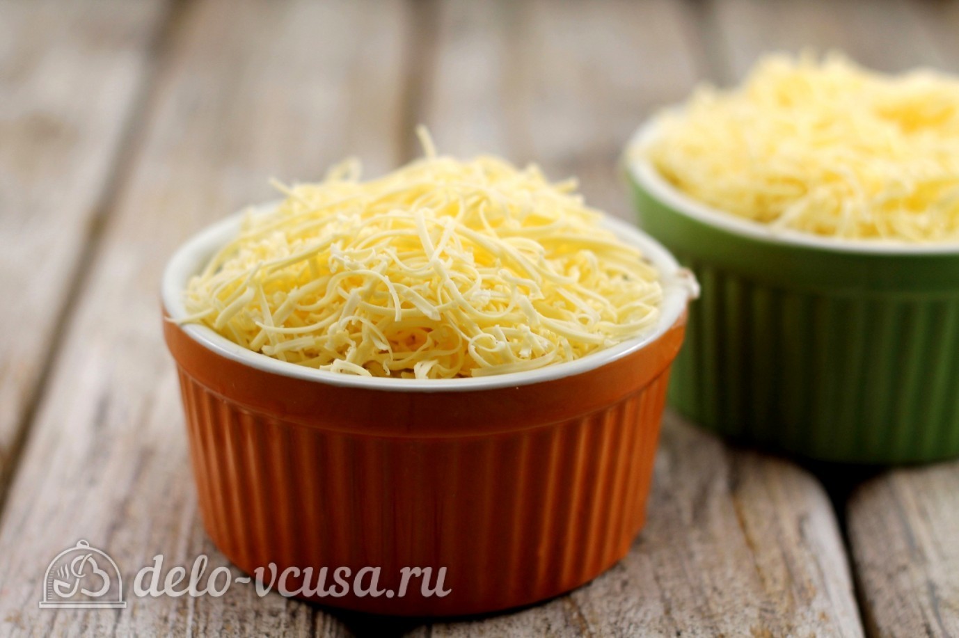 Шаг 11 приготовления Жульен с курицей и грибами
