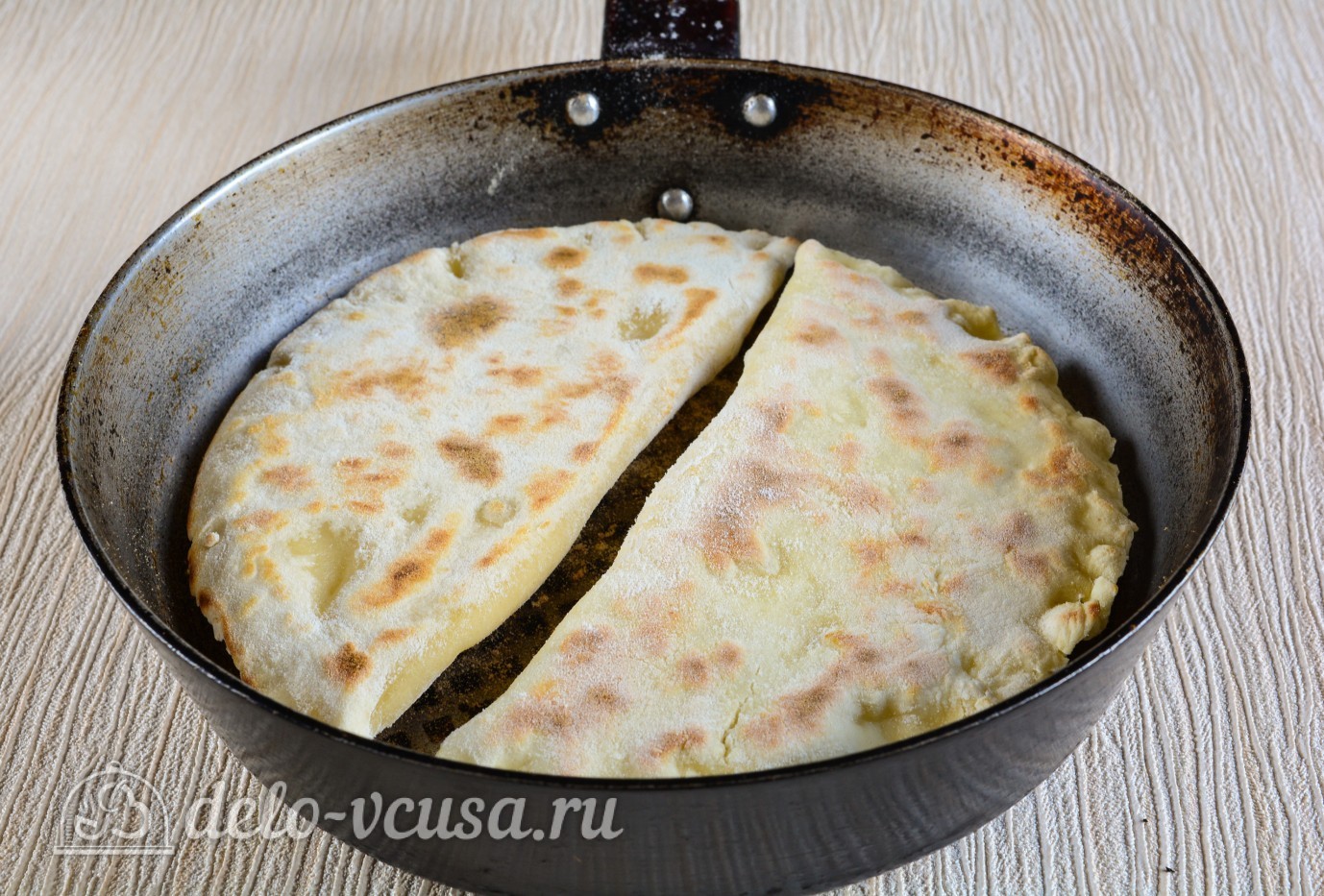 Шаг 11 приготовления Чуду с картошкой
