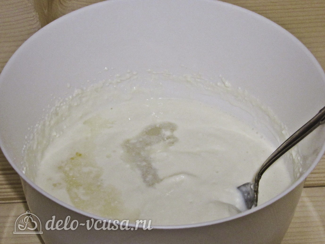 Шаг 6 приготовления Торт из печенья с творогом и клубникой