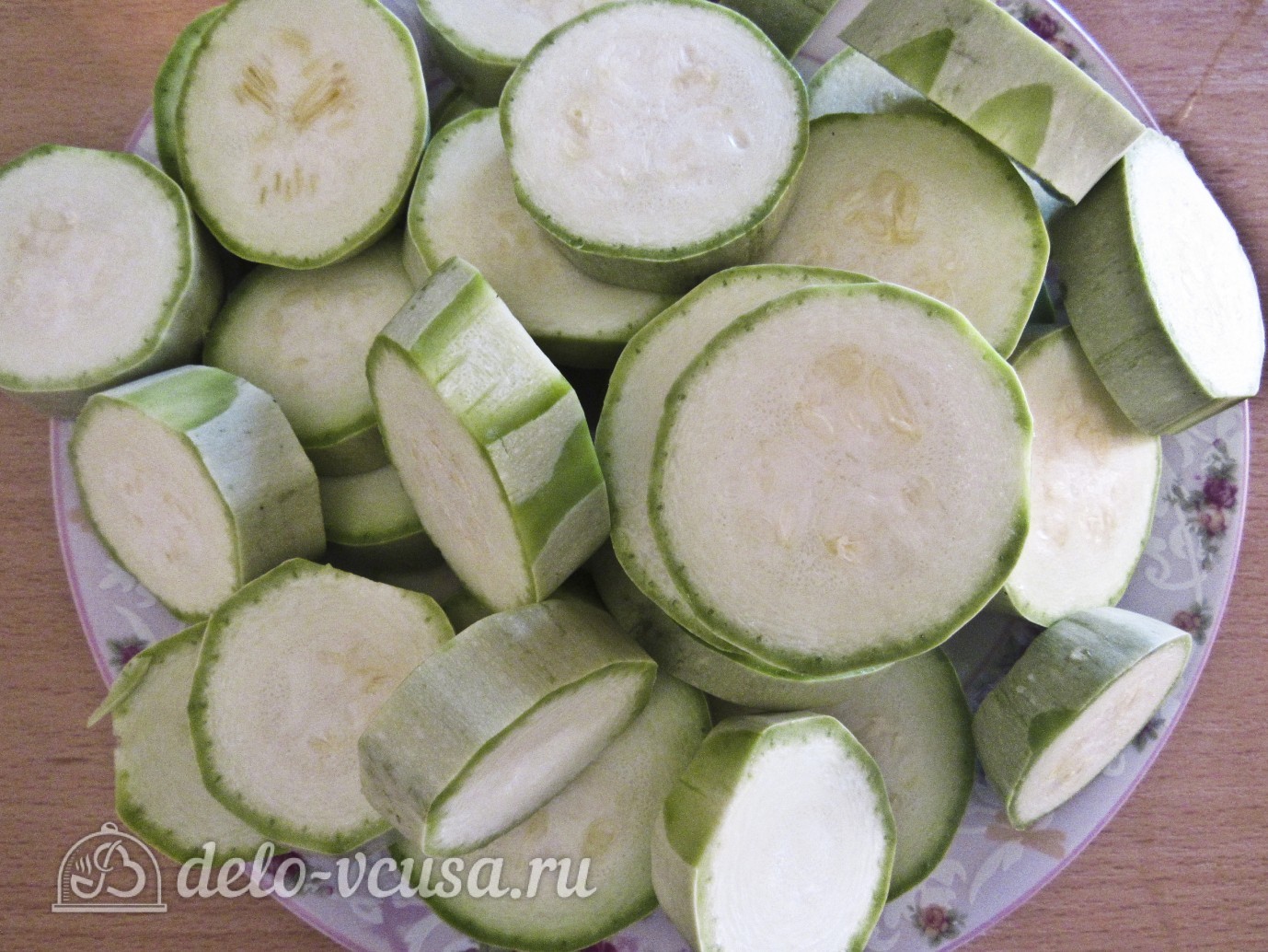 Шаг 3 приготовления Маринованные кабачки на зиму