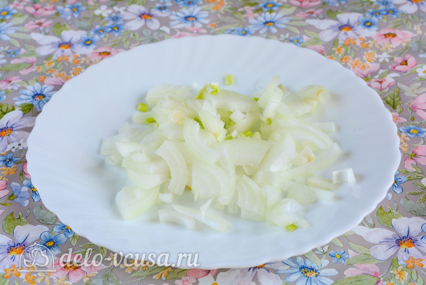 Шаг 2 приготовления Салат с курицей и овощами
