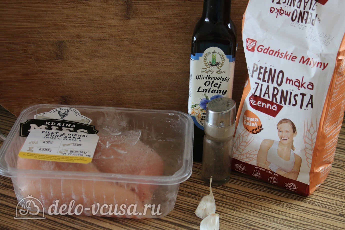 Ингредиенты Отбивная из куриного филе Фото ингредиенты Отбивная из куриного филе