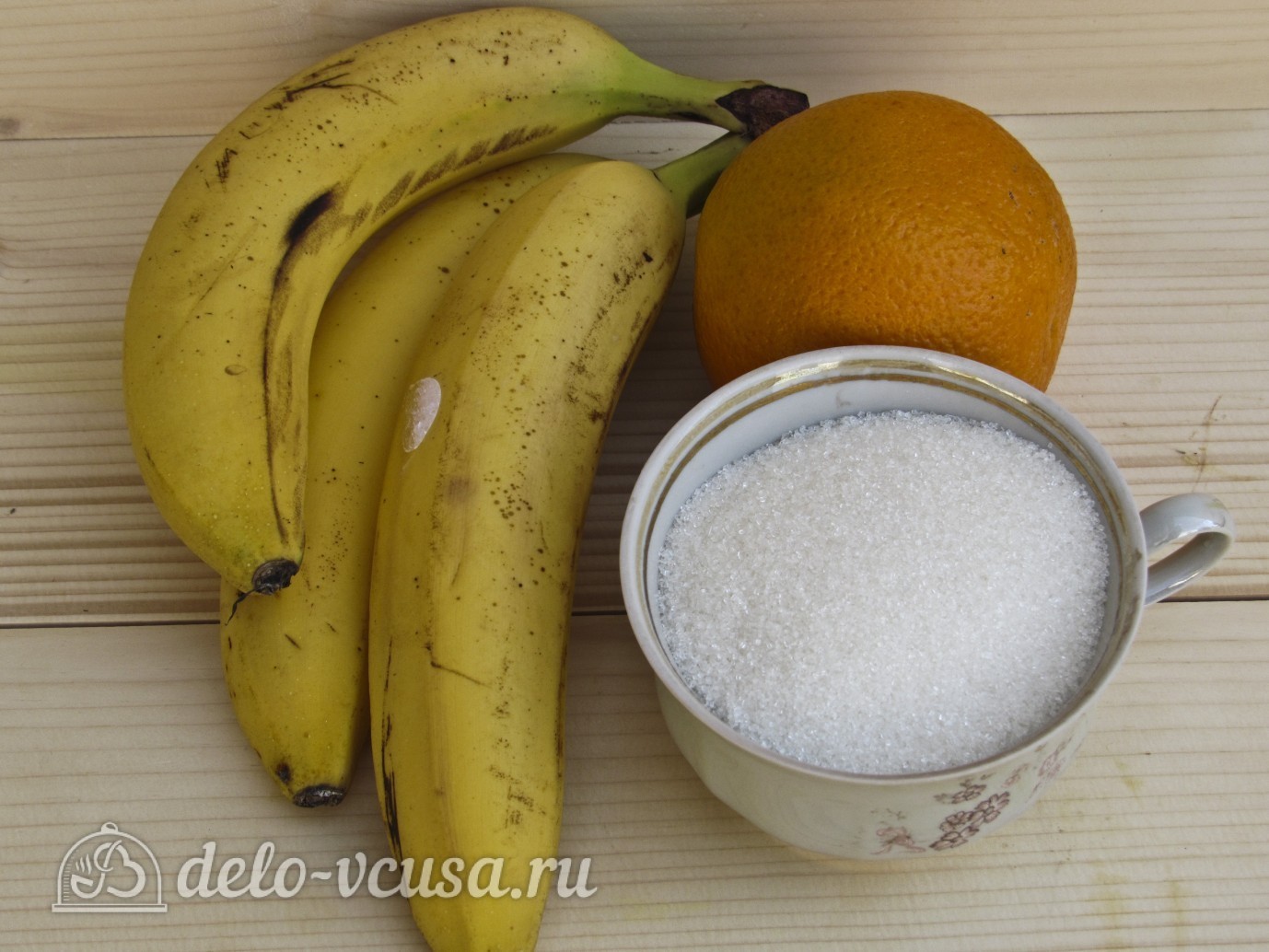 Ингредиенты Банановый джем Фото ингредиенты Банановый джем