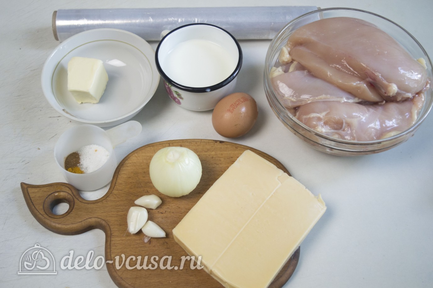 Ингредиенты Сосиски куриные с сыром Фото ингредиенты Сосиски куриные с сыром