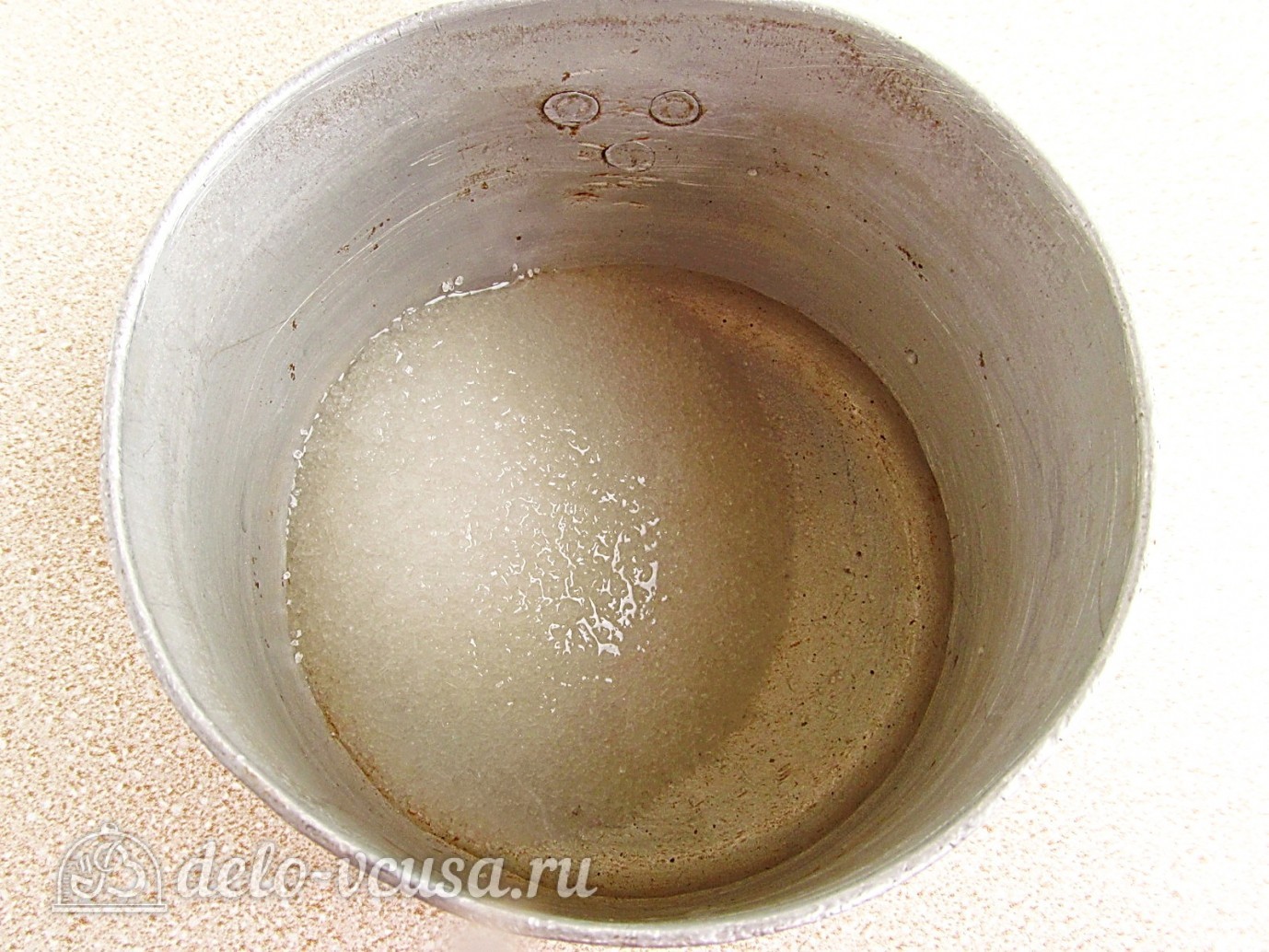 Шаг 2 приготовления Шоколадный санди с кукурузными хлопьями