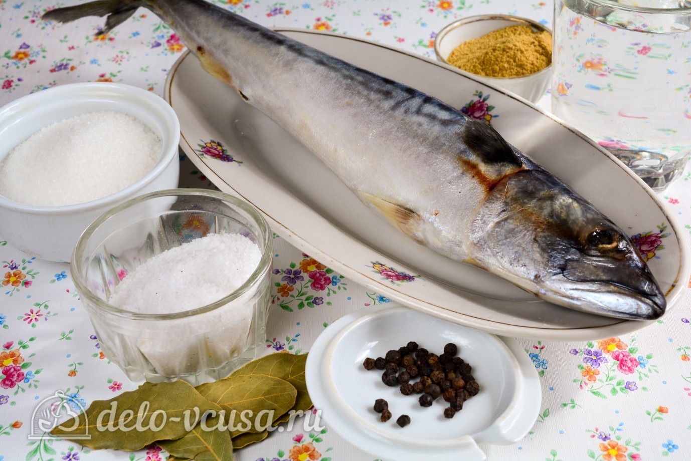 Ингредиенты Домашняя маринованная скумбрия Фото ингредиенты Домашняя маринованная скумбрия