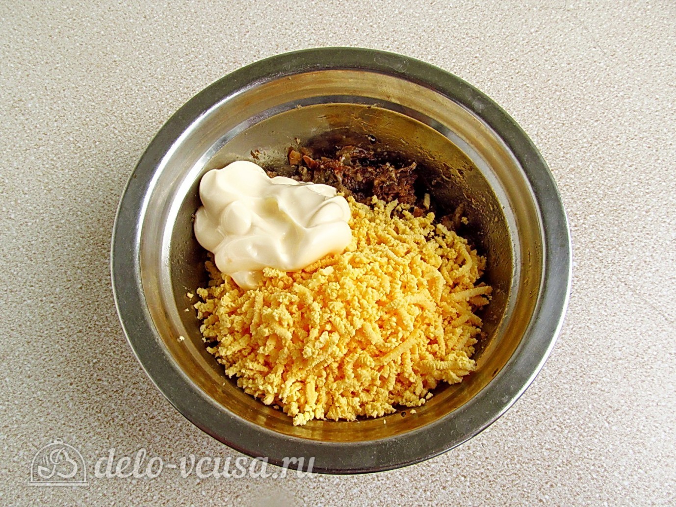 Шаг 4 приготовления Яйца, фаршированные шпротами