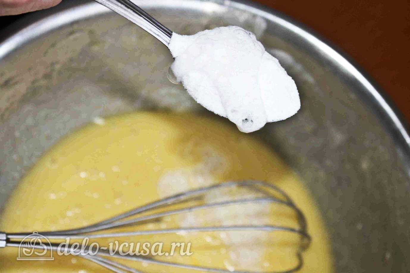 Шаг 6 приготовления Печенье на кефире
