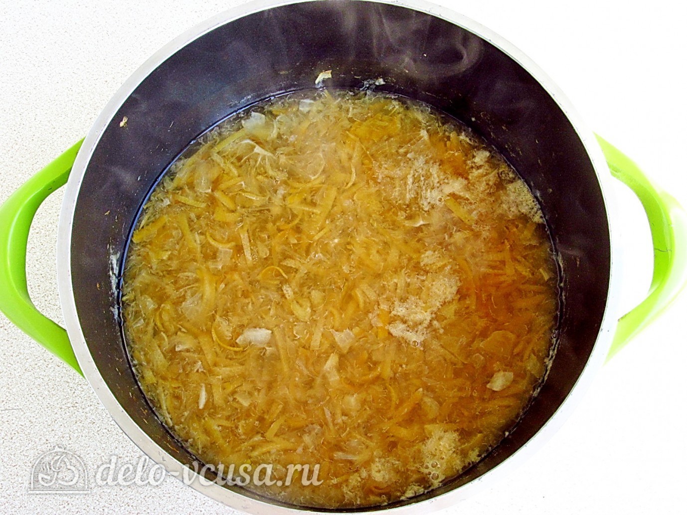 Шаг 6 приготовления Лимонный джем