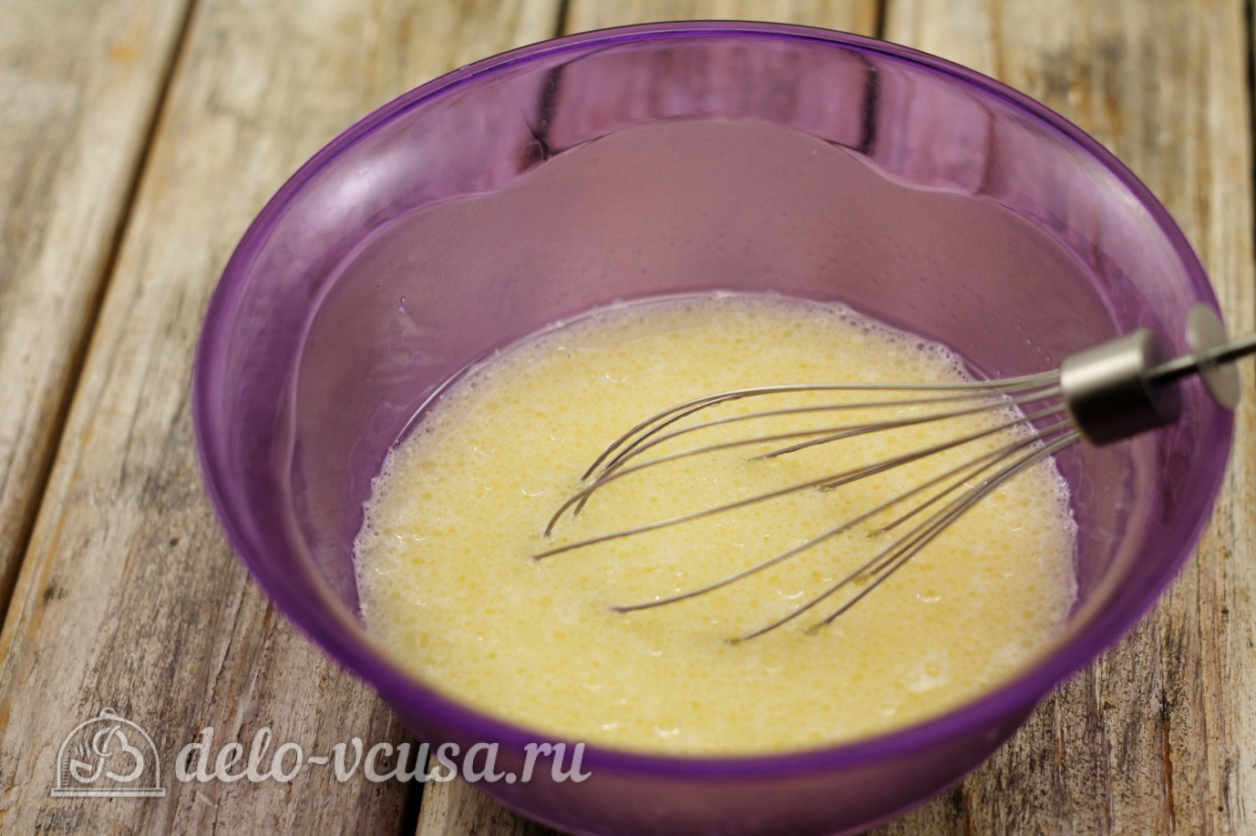 Шаг 3 приготовления Маффины с ягодами
