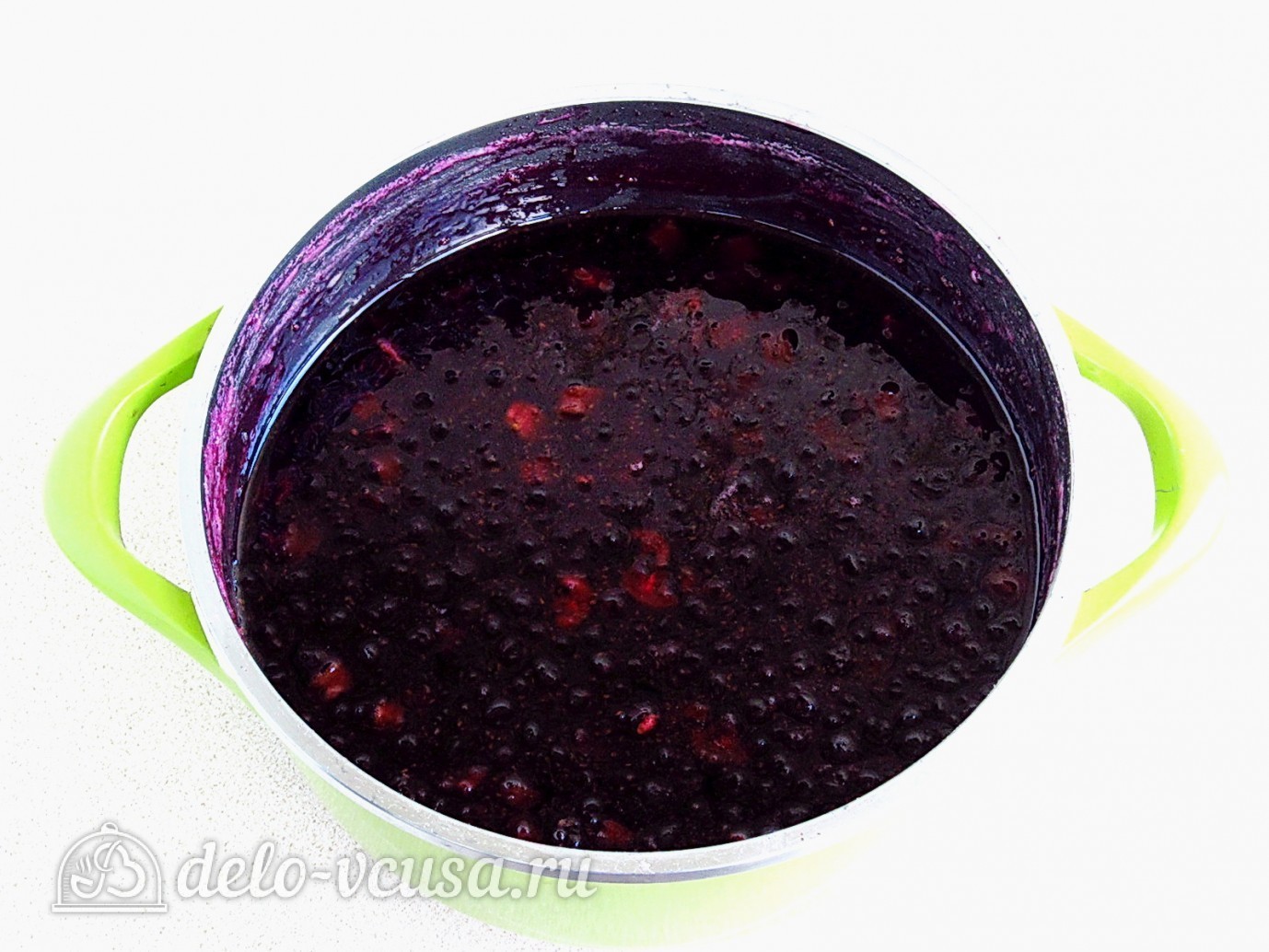 Шаг 10 приготовления Варенье из кабачков и черной смородины