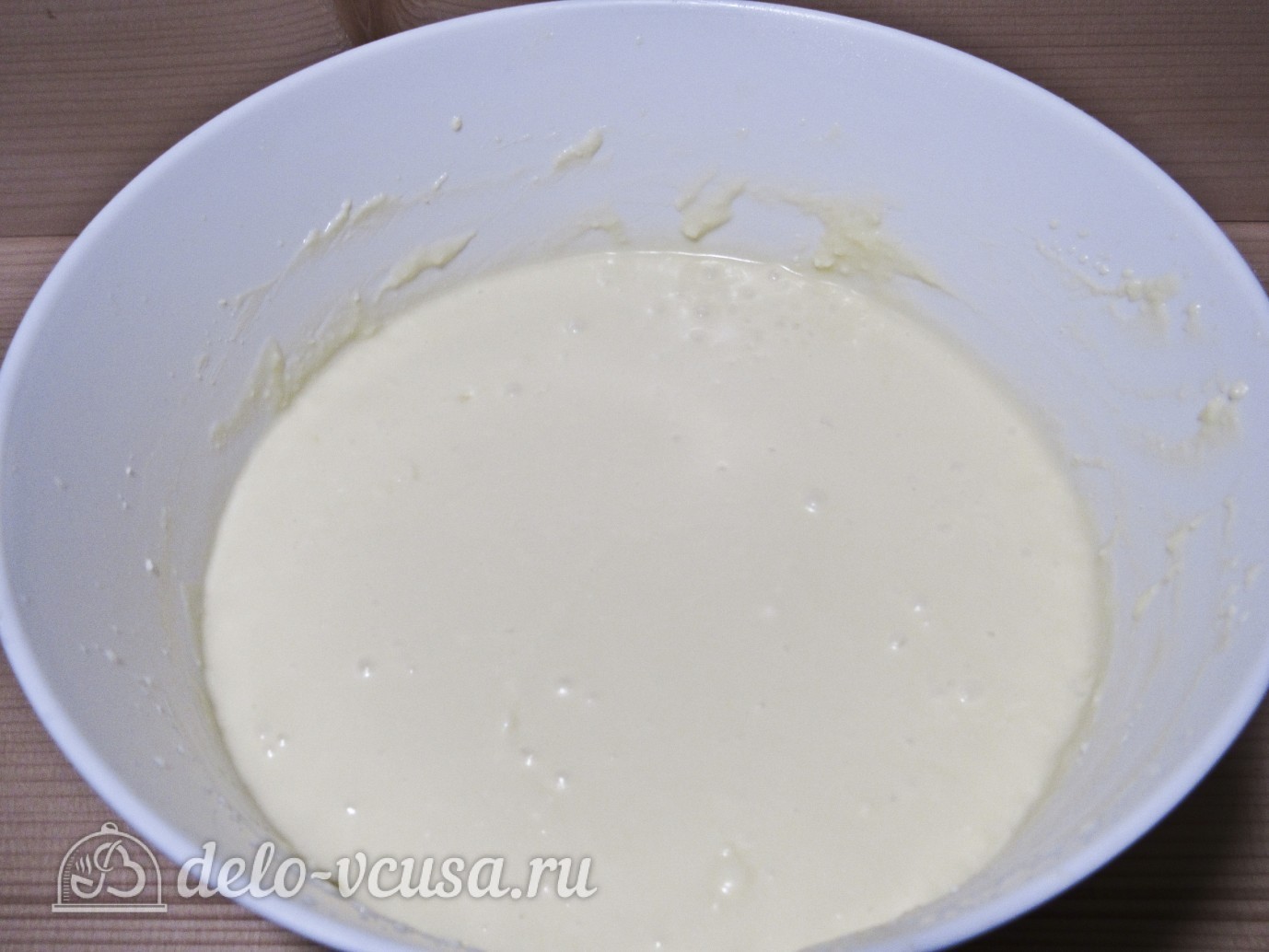 Шаг 12 приготовления Чизкейк с вишней