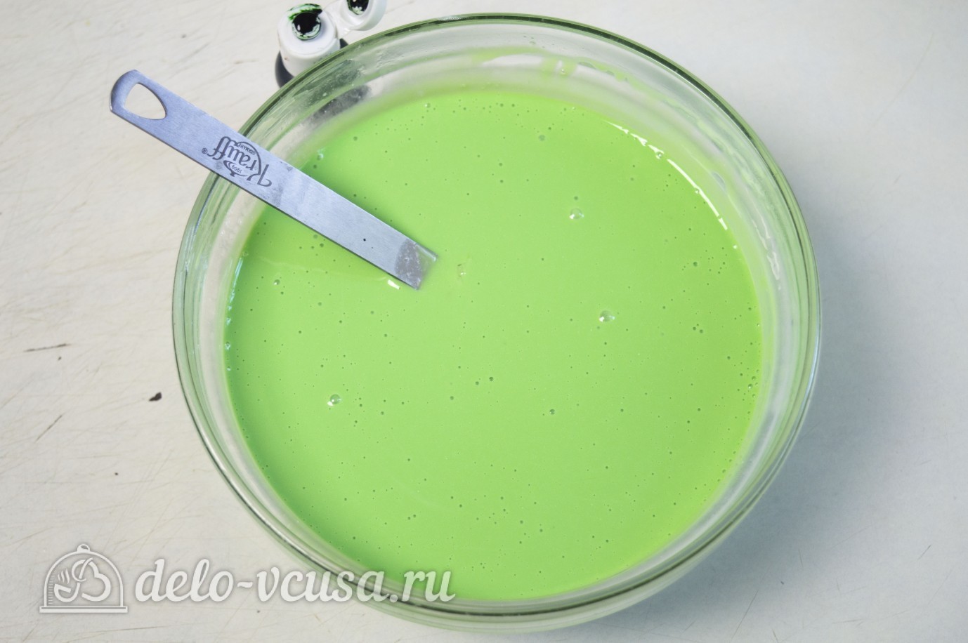 Шаг 6 приготовления Зеркальная глазурь