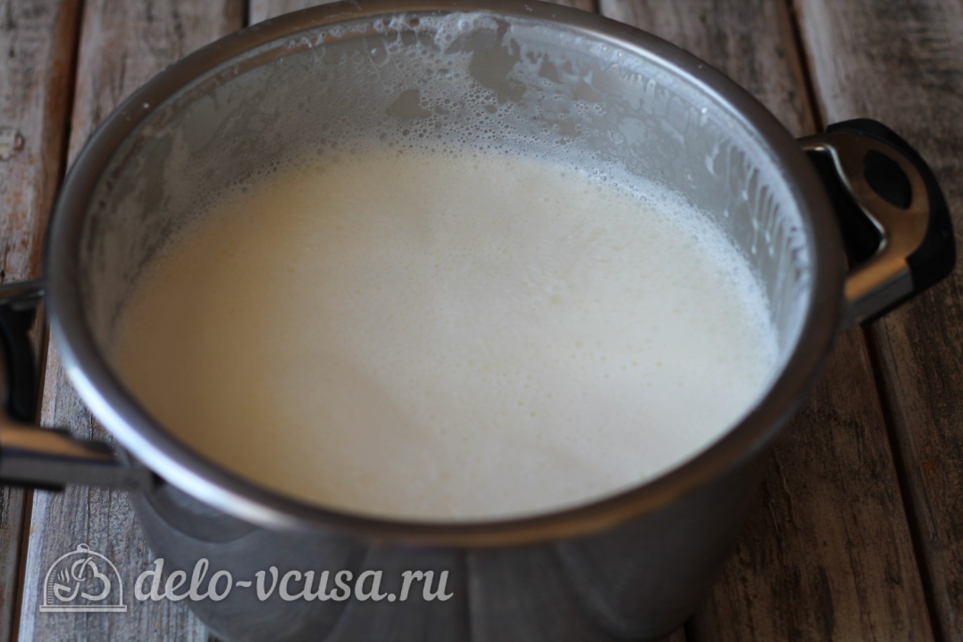 Шаг 2 приготовления Домашняя брынза